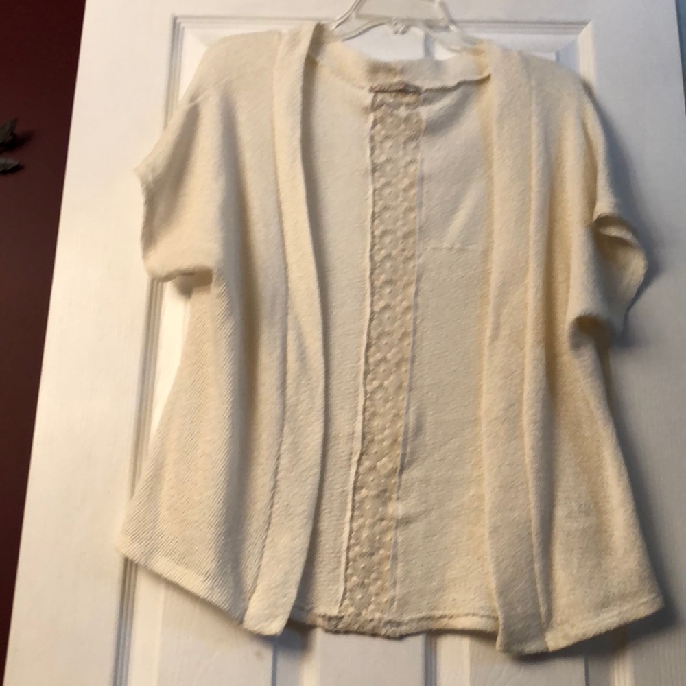 Short sleeve cardigan